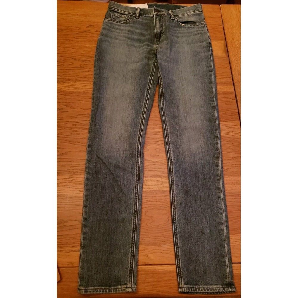 W29 X 30L Banana Republic Premium Denim High-Rise Slim Jeans Blue Med Wash EUC